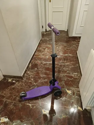 Patinete infantil 3 ruedas morado