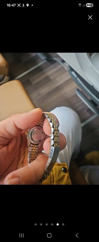 Reloj mujer bañado en oro