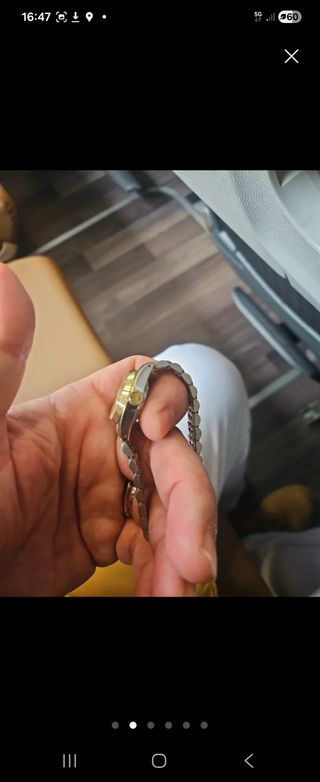 Reloj mujer bañado en oro