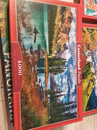 Lote 5 Puzzles: 3x4000, 1x3000, 1x2000