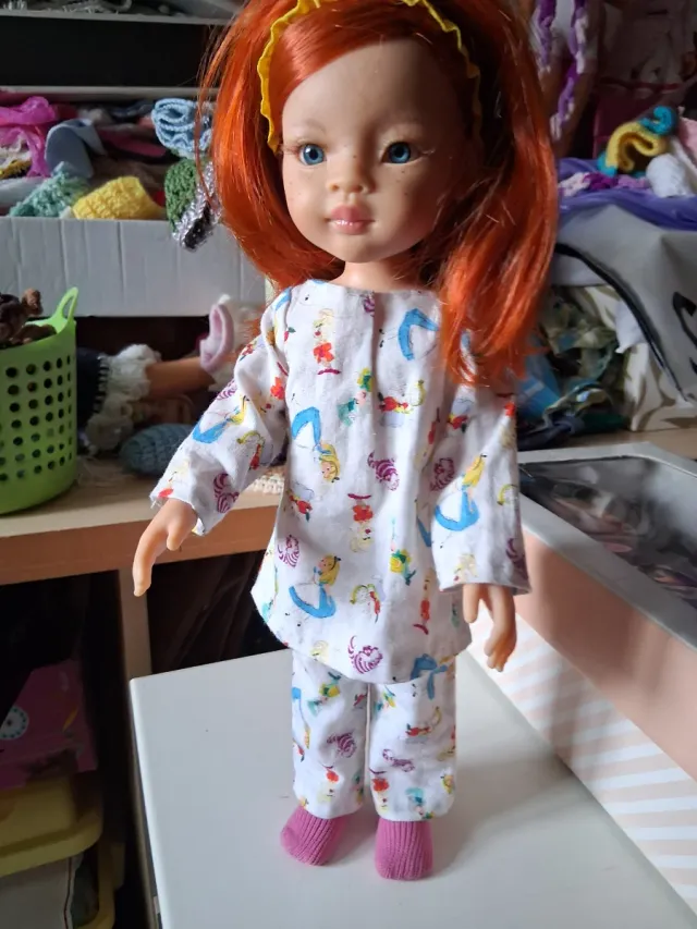 Bambola Paola Reina Capelli Rossi