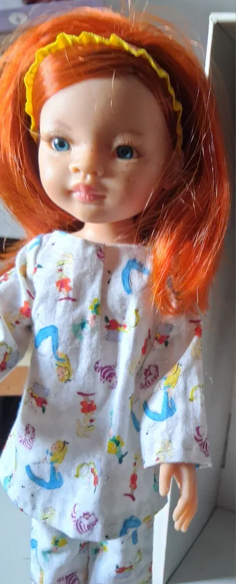 Bambola Paola Reina Capelli Rossi