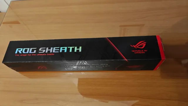 Tappetino Gaming Asus Rog Nero e Rosso