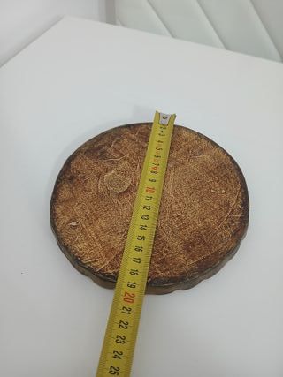 Vassoio Fiorentino Legno Vintage Verde Oro