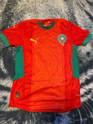 Camiseta Marruecos Puma Roja y Verde