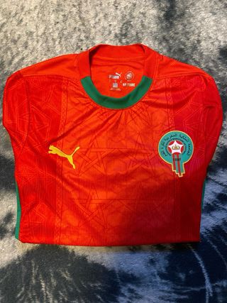 Camiseta Marruecos Puma Roja y Verde