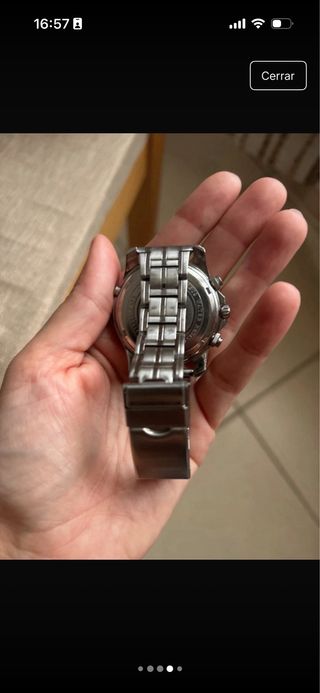 Reloj Festina Cronógrafo Azul y Plateado