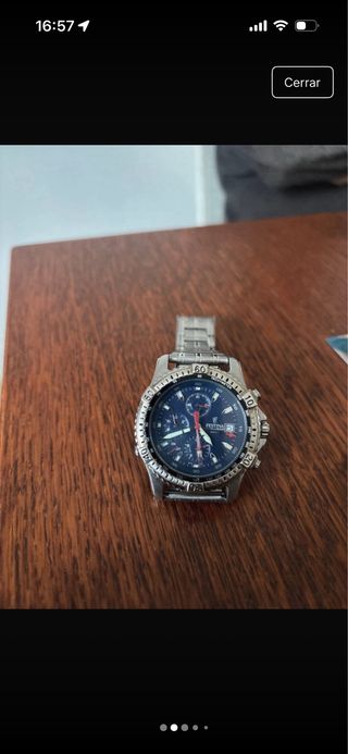 Reloj Festina Cronógrafo Azul y Plateado