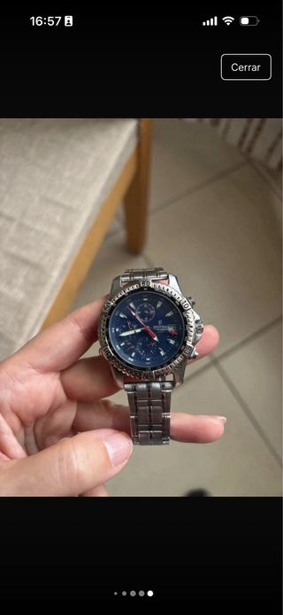 Reloj Festina Cronógrafo Azul y Plateado