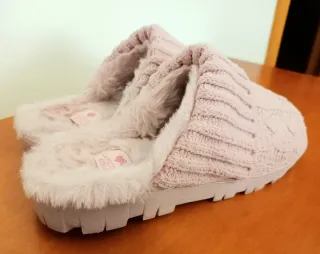 Zapatillas de casa rosas