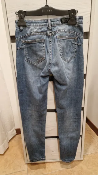 Jeans skinny vita alta taglia S
