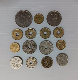 Lote 15 Monedas Españolas Siglo XX