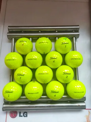 14 Bolas Titleist Pro V1 Amarelas, prov1, golf, go