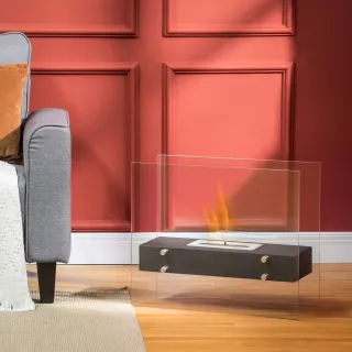 Camino Bioetanolo in Metallo e Vetro, 3h di Combus