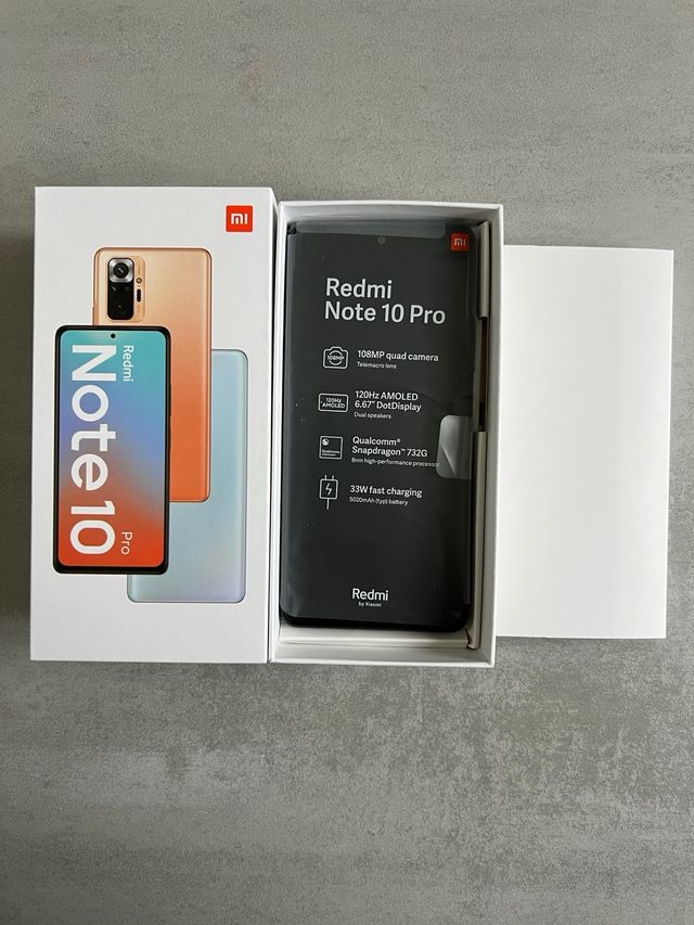Xiaomi Redmi Note 10 Pro 108MP 33W Nero