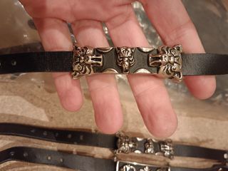 LOTE 28 PULSERAS CUERO+ACERO