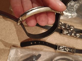 LOTE 28 PULSERAS CUERO+ACERO