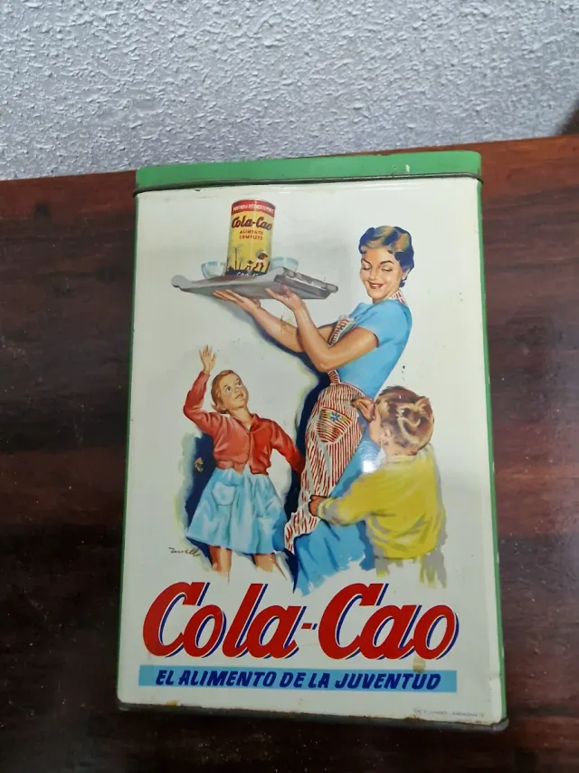4 Latas Vintage Cola-Cao Anni '70