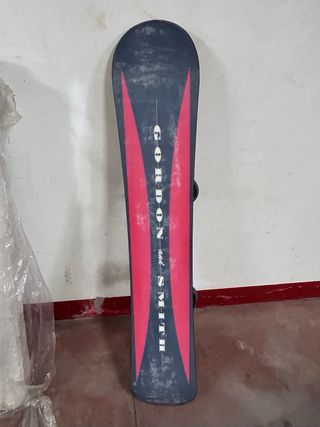 Tabla de Snowboard con Fijaciones