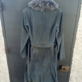 Abrigo vintage piel de los años 70