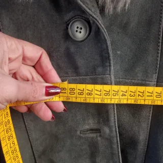 Abrigo vintage piel de los años 70