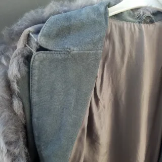 Abrigo vintage piel de los años 70