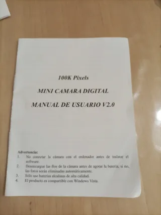 Mini Cámara Digital Plata