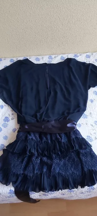 Vestido fiesta azul marino