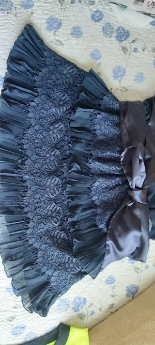 Vestido fiesta azul marino