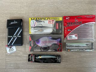 Lote de señuelos de pesca nuevos