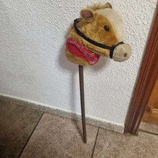 Caballito de palo vintage años 60 Juguete antiguo