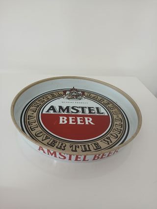 Vassoio Birra Amstel Beer Metallo Pubblicitario