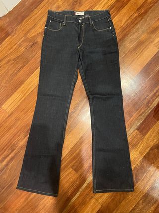 Pantalón Levi's Mujer 629 Bootcut Azul