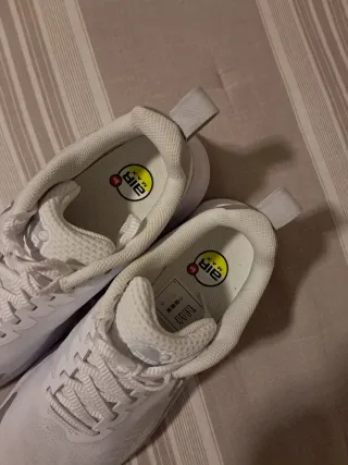 Zapatillas Nike Blancas y Plateadas