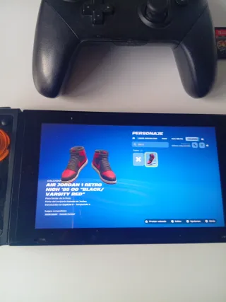 Nintendo Switch Negra + Mando Pro + Juegos