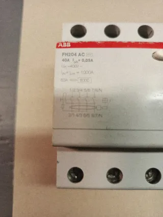 Interruptor Diferencial ABB FH204 AC 40A