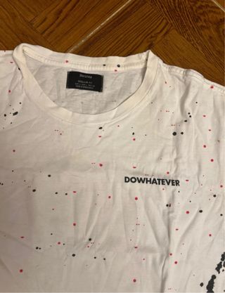 Camiseta blanca estampada DWHATEVER