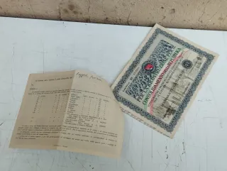 Cartelle 100 lire sottoscrizione partito comunista