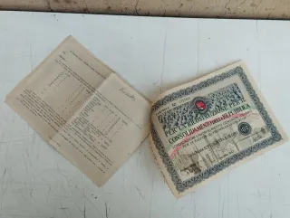 Cartelle 100 lire sottoscrizione partito comunista