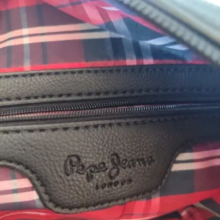 Bolso Pepe Jeans London Negro y Verde
