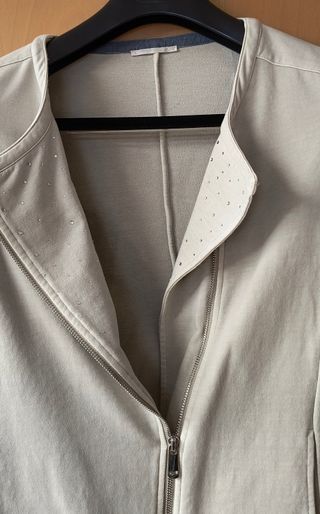 Giacca blazer Gas felpa beige taglia M