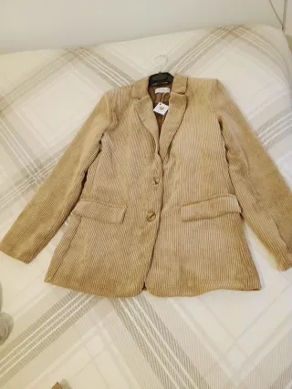 Completo giacca e pantaloni in velluto a coste