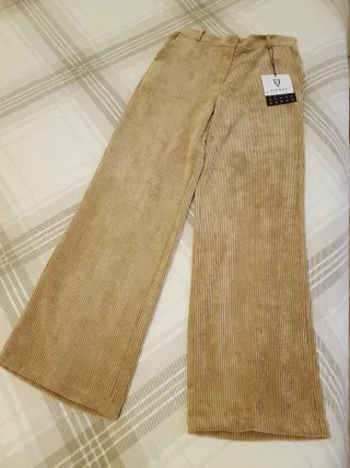 Completo giacca e pantaloni in velluto a coste