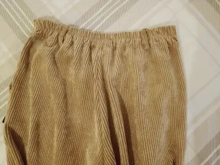 Completo giacca e pantaloni in velluto a coste