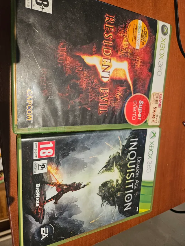 Resident Evil e Dragon Age Inquisition per Xbox 360