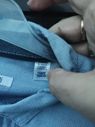 Camicia bambino Okaïdi azzurra