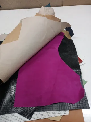 Lote retales cuero 4 kg