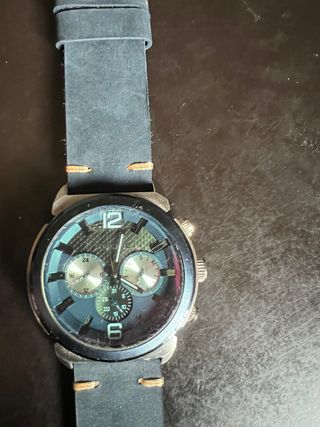 Reloj Police Negro y Plateado
