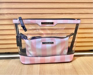 Set 2 Neceser Victoria's Secret Rayas