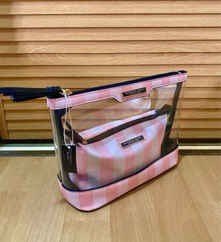 Set 2 Neceser Victoria's Secret Rayas